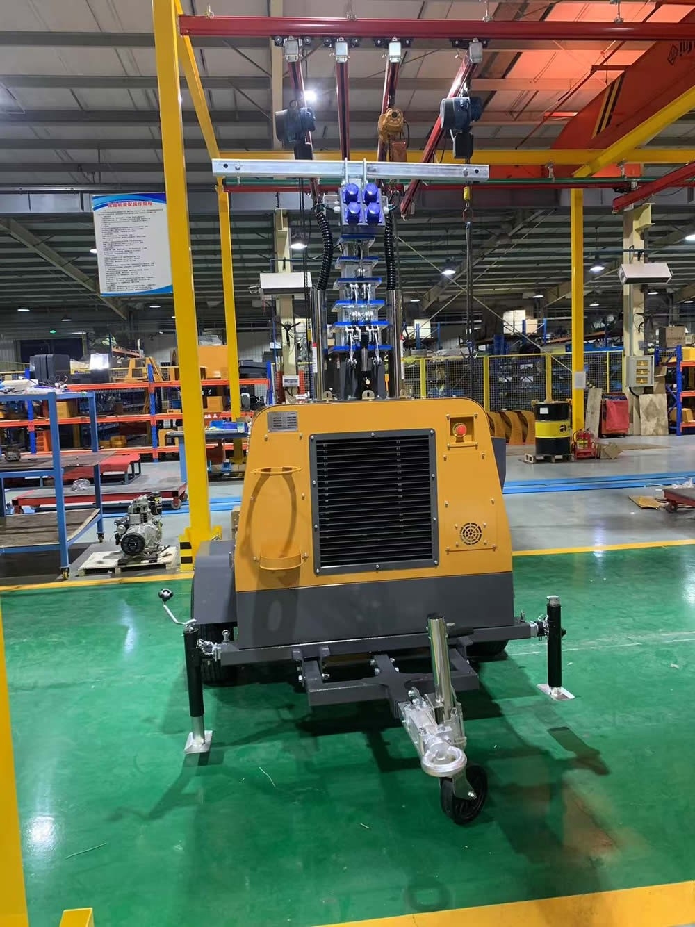 9米拖車(chē)式液壓自動(dòng)升降移動(dòng)照明車(chē)BMNVP4000