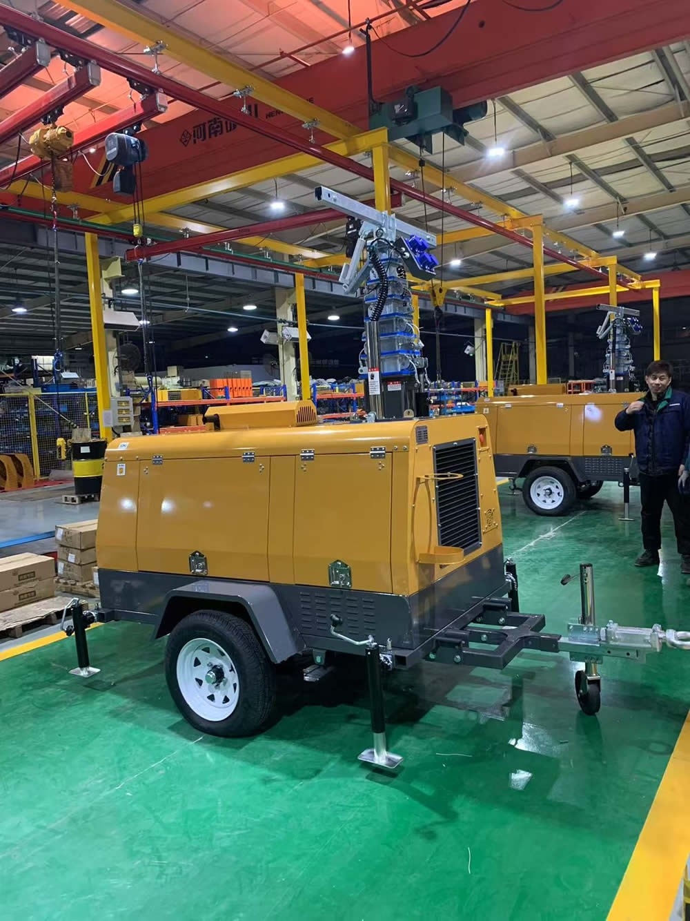 9米拖車(chē)式液壓自動(dòng)升降移動(dòng)照明車(chē)BMNVP4000