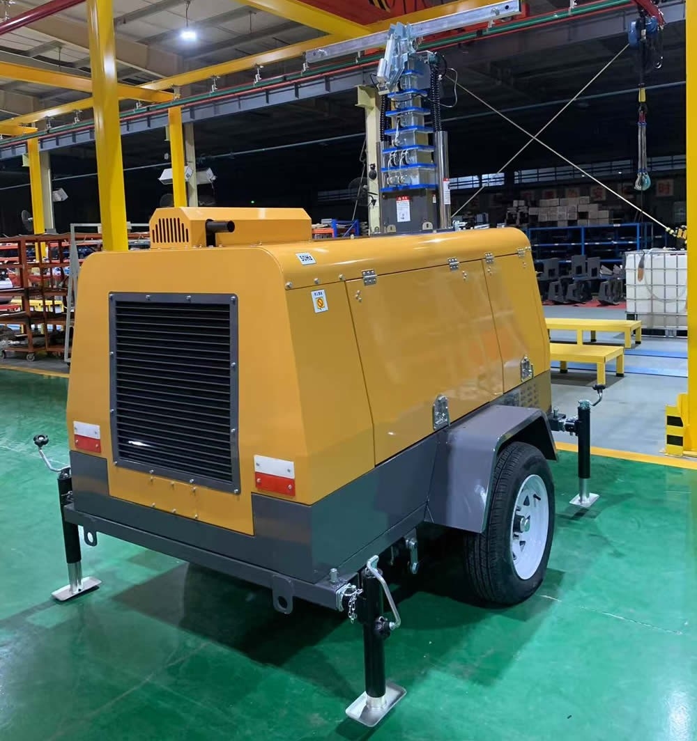 9米拖車(chē)式液壓自動(dòng)升降移動(dòng)照明車(chē)BMNVP4000